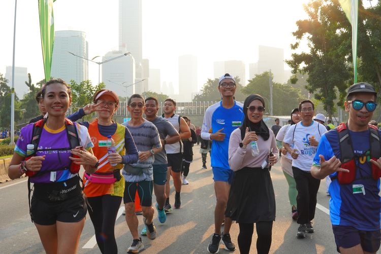 Race photo from Lari Bareng Yuk!