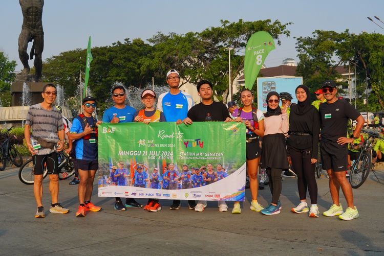 Race photo from Lari Bareng Yuk!