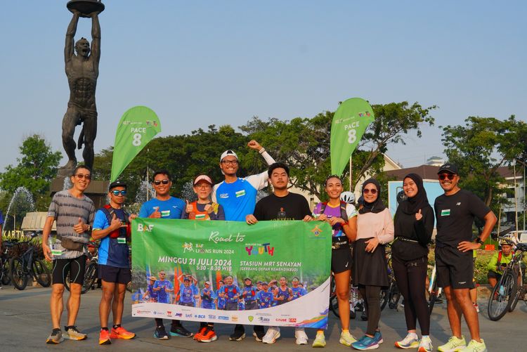 Race photo from Lari Bareng Yuk!