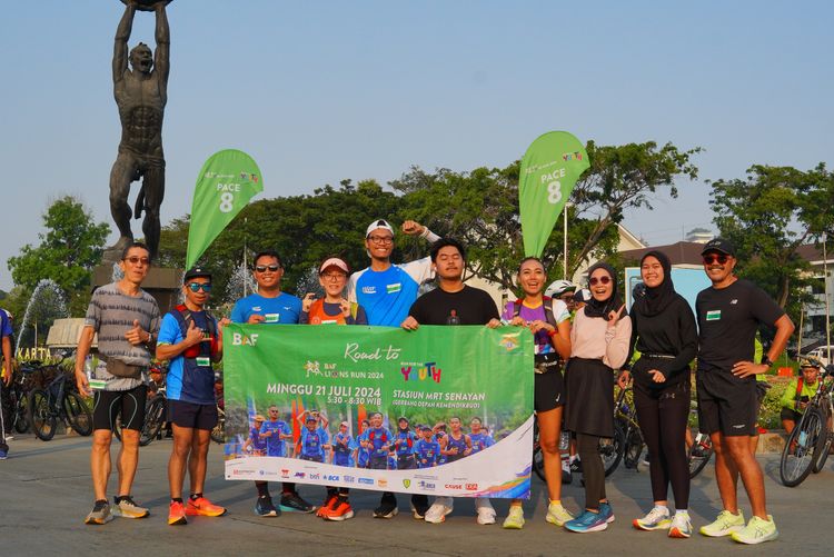 Race photo from Lari Bareng Yuk!