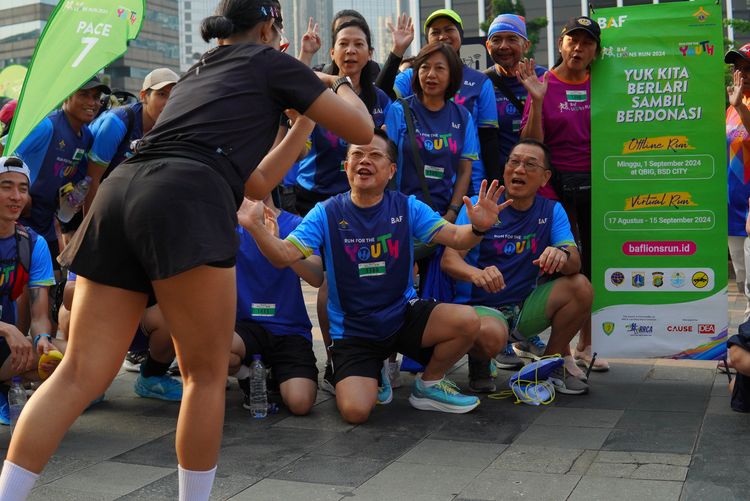 Race photo from Lari Bareng Yuk!