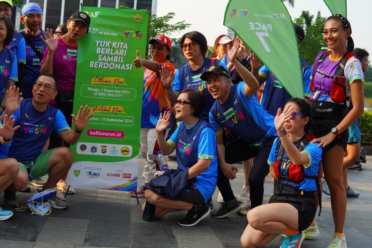 Race photo from Lari Bareng Yuk!