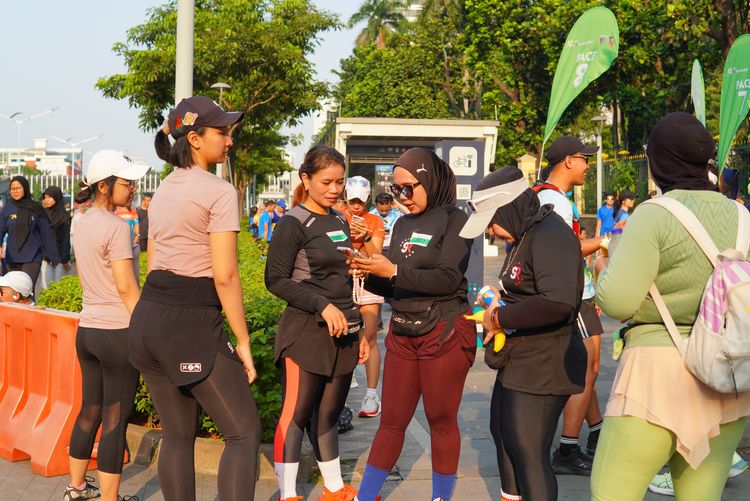 Race photo from Lari Bareng Yuk!
