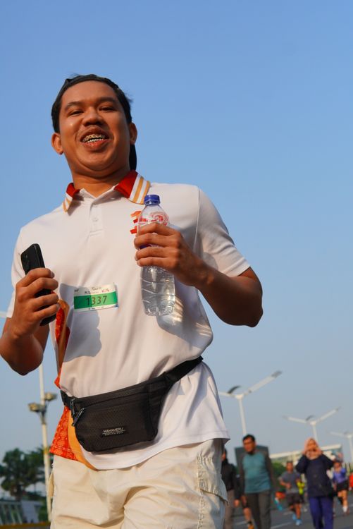 Race photo from Lari Bareng Yuk!