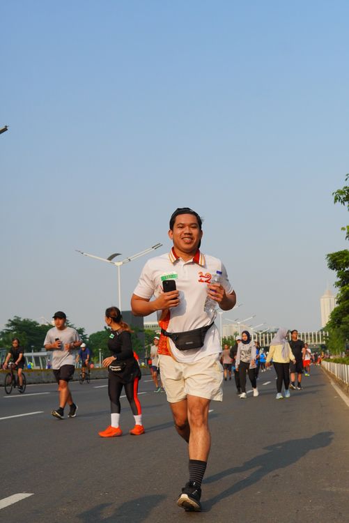 Race photo from Lari Bareng Yuk!