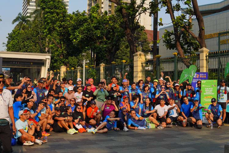 Race photo from Lari Bareng Yuk!