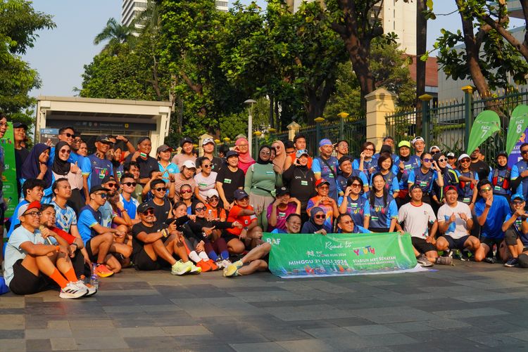 Race photo from Lari Bareng Yuk!