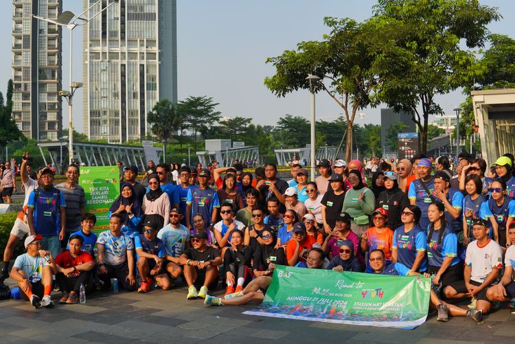 Race photo from Lari Bareng Yuk!