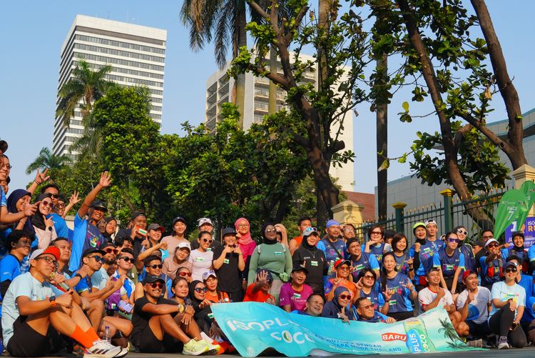 Race photo from Lari Bareng Yuk!