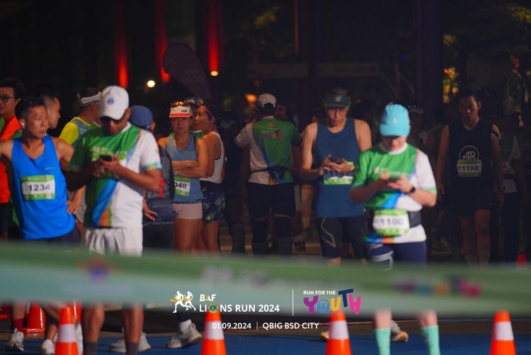 Race photo from BAF LIONS RUN 2024