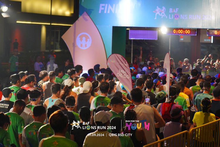 Race photo from BAF LIONS RUN 2024