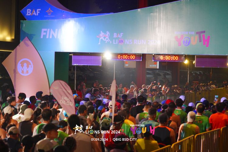 Race photo from BAF LIONS RUN 2024