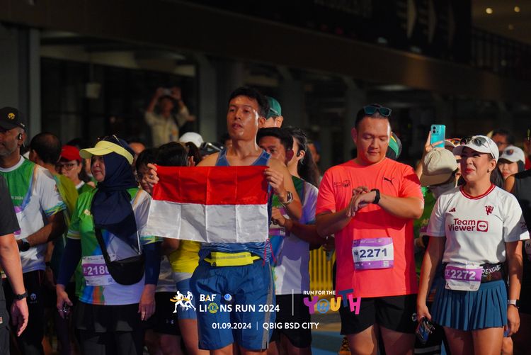 Race photo from BAF LIONS RUN 2024