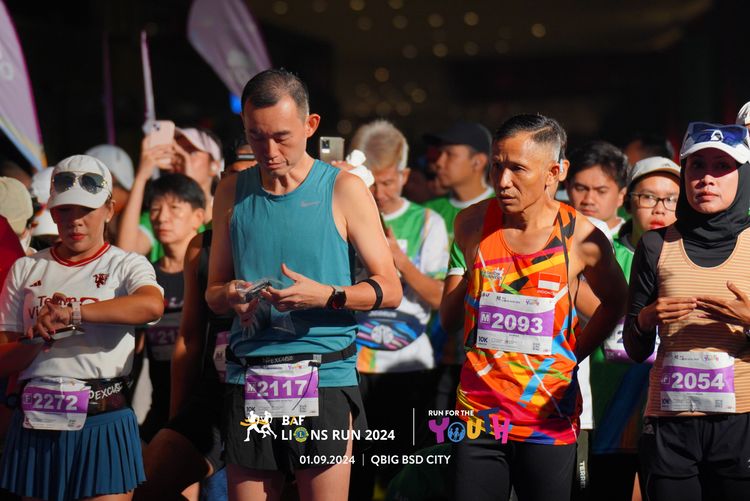 Race photo from BAF LIONS RUN 2024