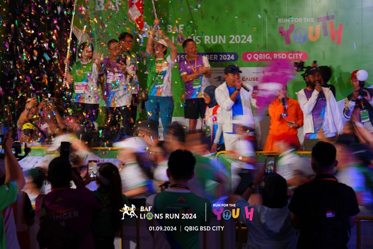 Race photo from BAF LIONS RUN 2024