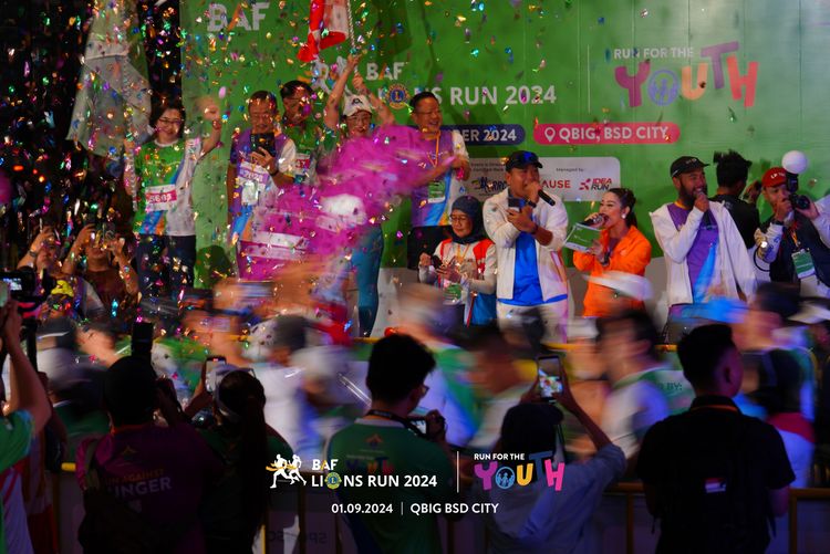 Race photo from BAF LIONS RUN 2024