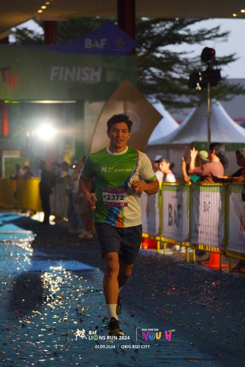 Race photo from BAF LIONS RUN 2024
