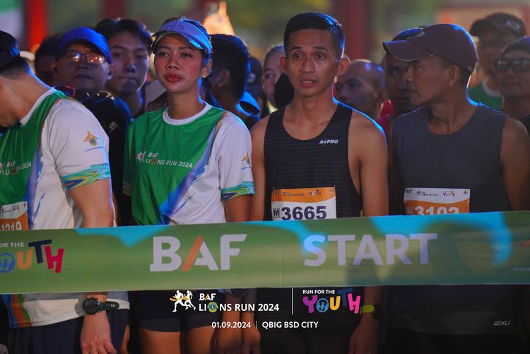 Race photo from BAF LIONS RUN 2024