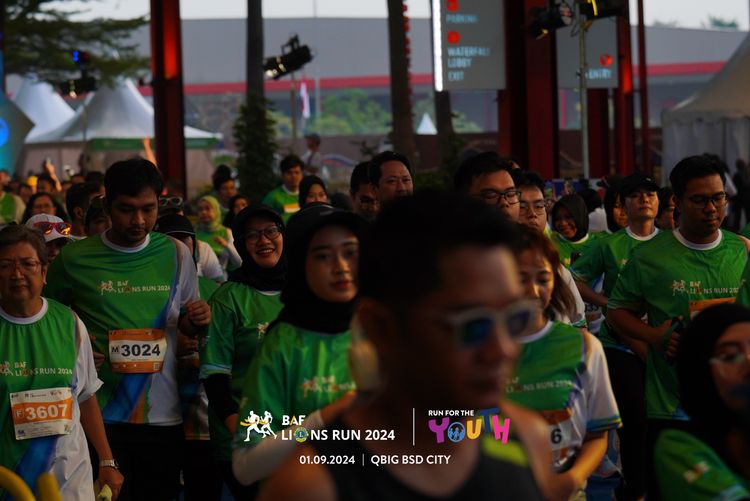 Race photo from BAF LIONS RUN 2024