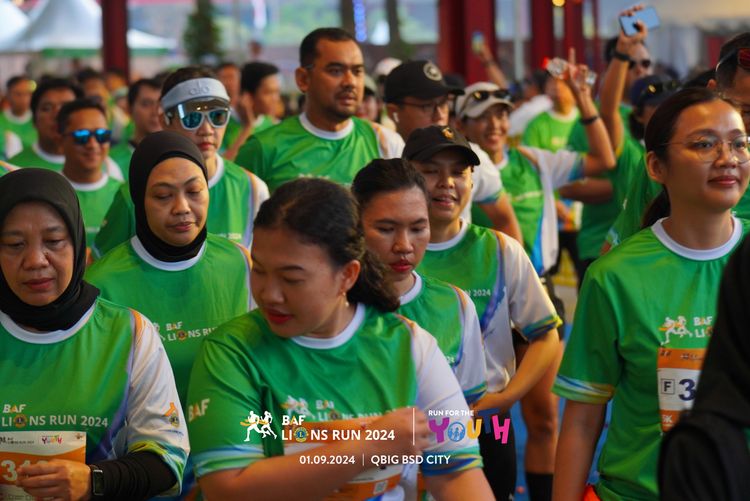 Race photo from BAF LIONS RUN 2024