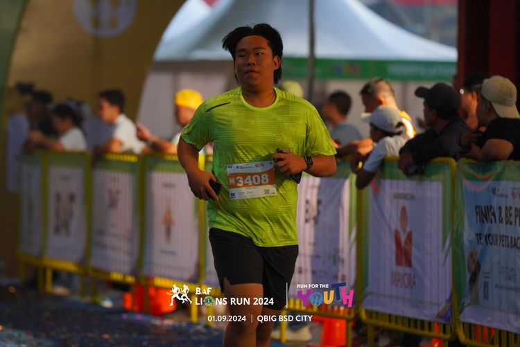 Race photo from BAF LIONS RUN 2024
