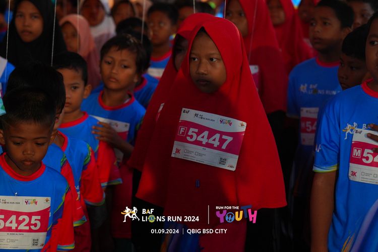 Race photo from BAF LIONS RUN 2024