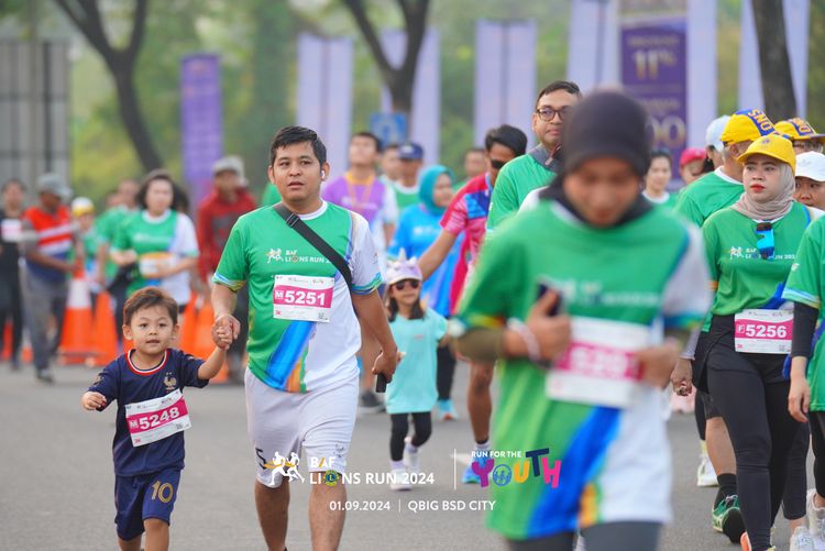 Race photo from BAF LIONS RUN 2024