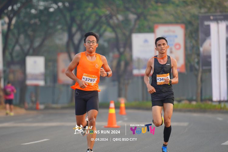 Race photo from BAF LIONS RUN 2024