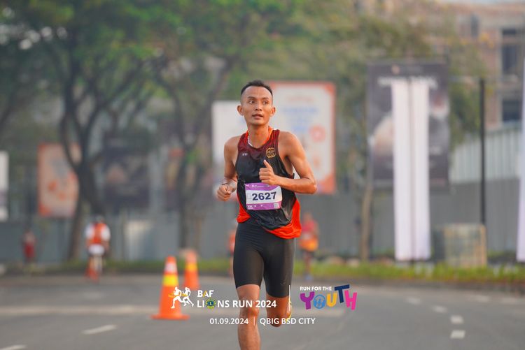 Race photo from BAF LIONS RUN 2024