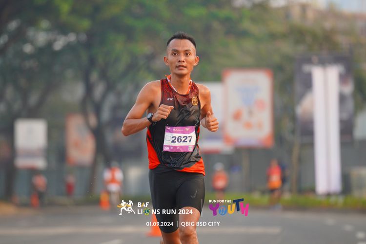 Race photo from BAF LIONS RUN 2024