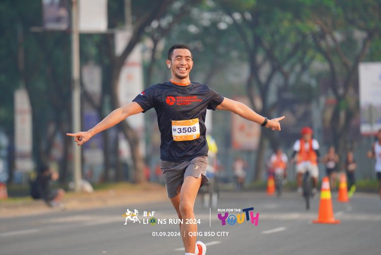Race photo from BAF LIONS RUN 2024