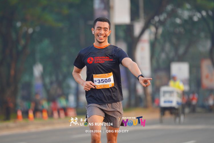 Race photo from BAF LIONS RUN 2024