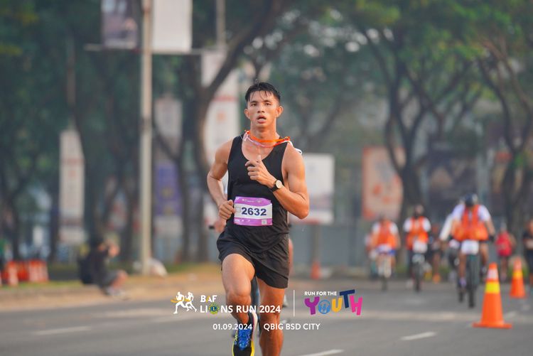 Race photo from BAF LIONS RUN 2024