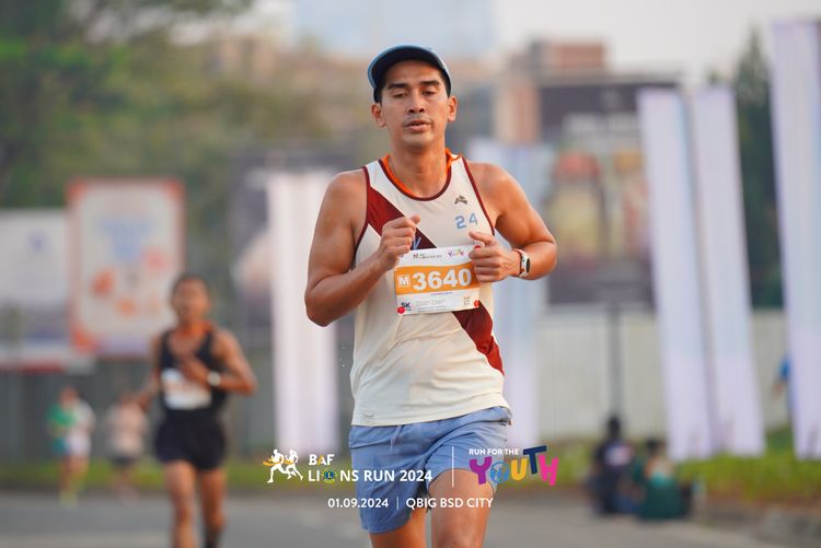 Race photo from BAF LIONS RUN 2024