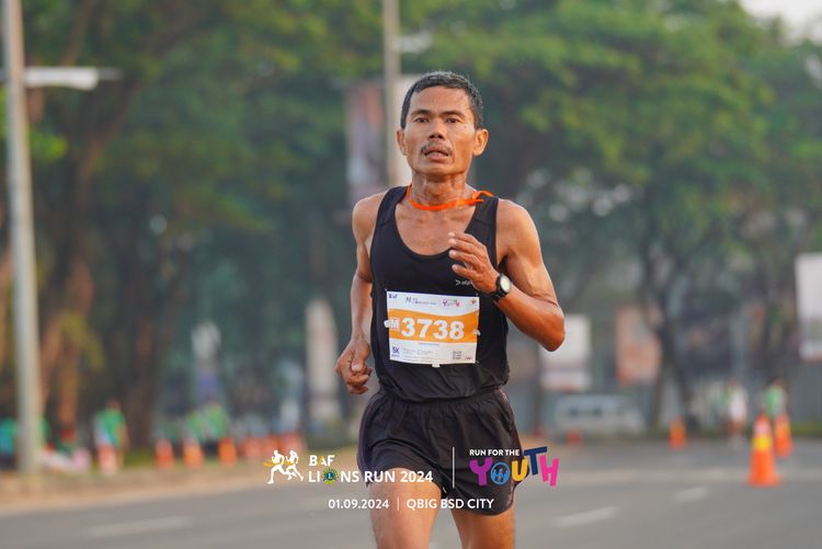 Race photo from BAF LIONS RUN 2024