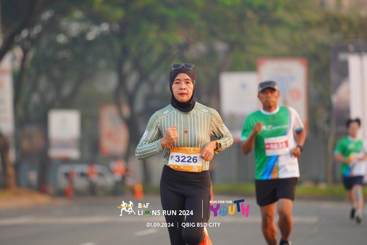 Race photo from BAF LIONS RUN 2024