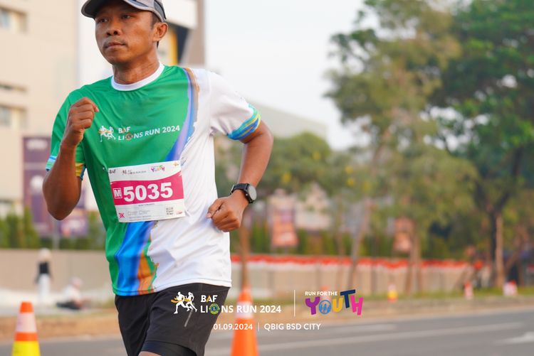 Race photo from BAF LIONS RUN 2024