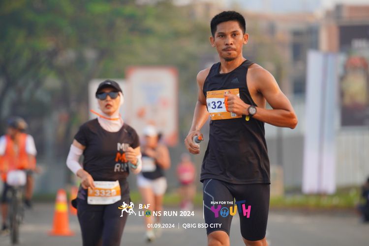 Race photo from BAF LIONS RUN 2024