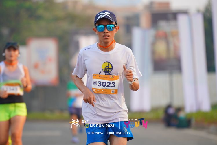 Race photo from BAF LIONS RUN 2024