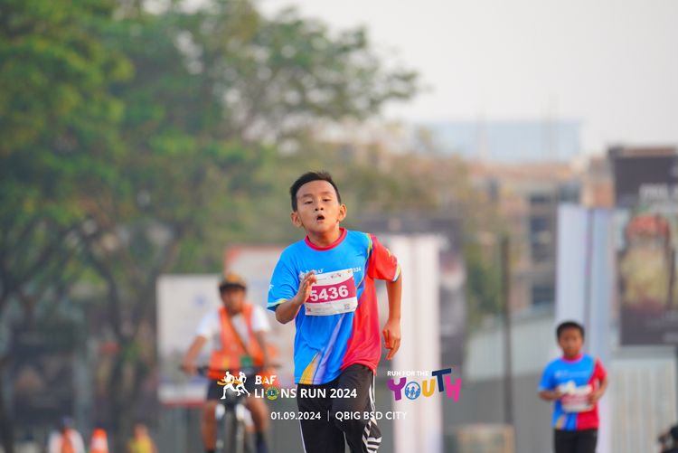 Race photo from BAF LIONS RUN 2024