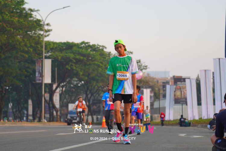 Race photo from BAF LIONS RUN 2024