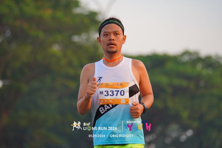 Race photo from BAF LIONS RUN 2024