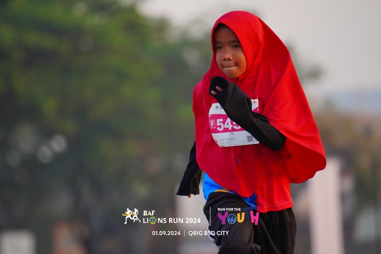 Race photo from BAF LIONS RUN 2024
