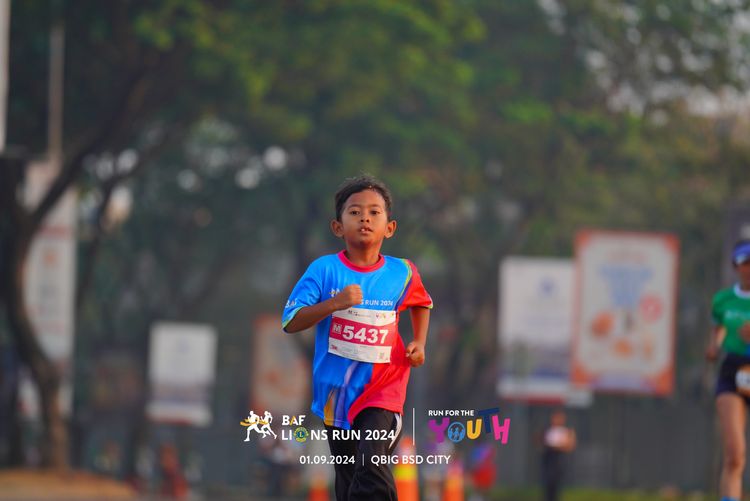 Race photo from BAF LIONS RUN 2024