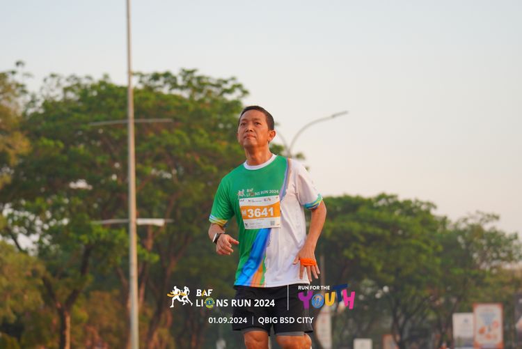 Race photo from BAF LIONS RUN 2024