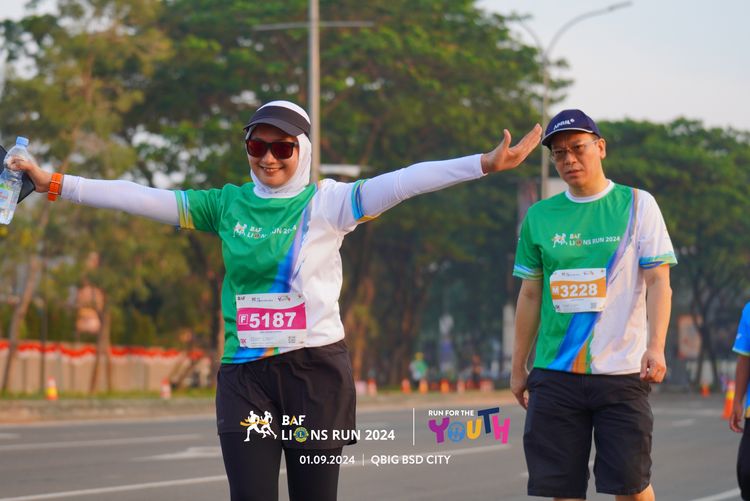 Race photo from BAF LIONS RUN 2024