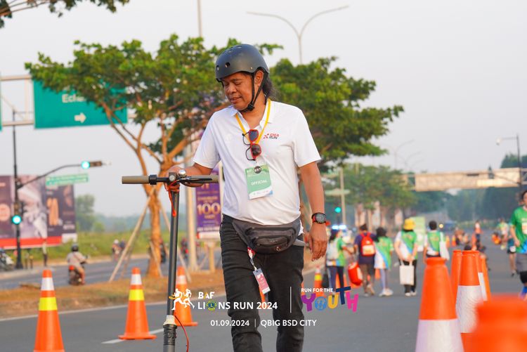 Race photo from BAF LIONS RUN 2024