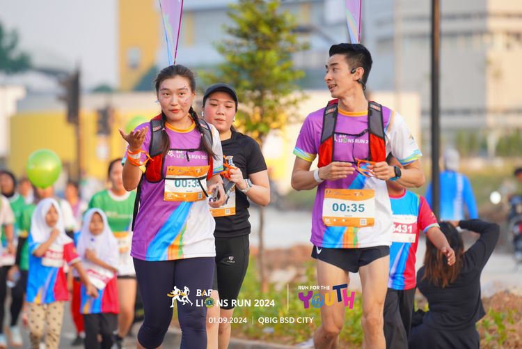 Race photo from BAF LIONS RUN 2024