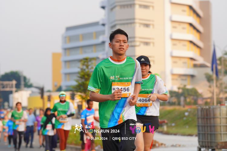 Race photo from BAF LIONS RUN 2024