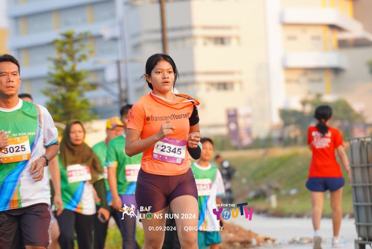 Race photo from BAF LIONS RUN 2024